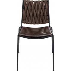 Chair Two Face Dark Brown